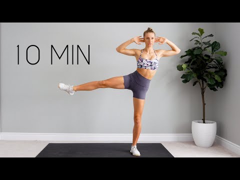10 min FULL BODY FAT BURNING HIIT (No Equipment)